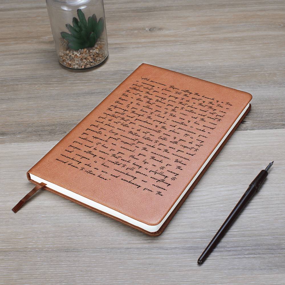 Spiritualism Journal, Vegan Leather - Nature Spirits Journal - Dakoda Goods & Co.