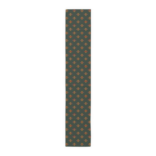Table Runner for Table Cotton or Polyester, Southwestern Alpine Ridge Print