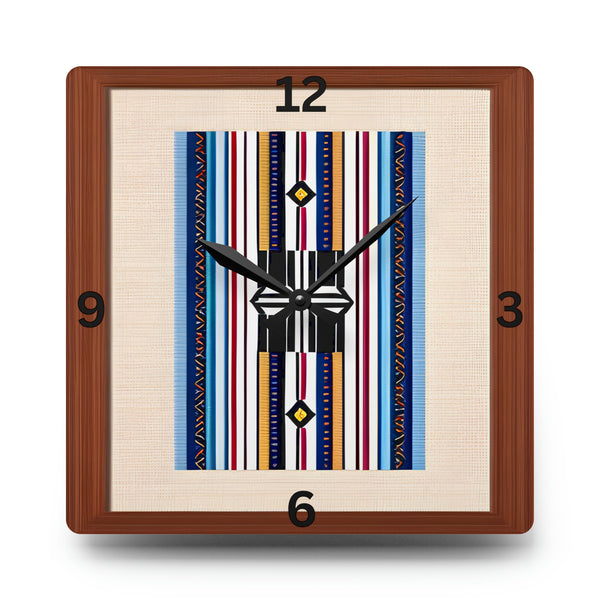 Acrylic Wall Clock - Square or Circle. Nevada Strips Wall Clock