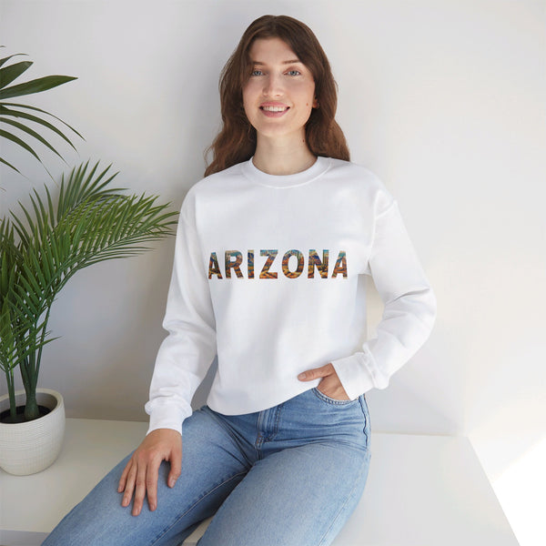Arizona Sweatshirt, Unisex Crewneck Sweatshirt Arizona State Memorabilia