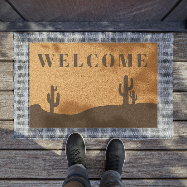Heavy Dute Door Mat, Desert Trail Welcome Mat