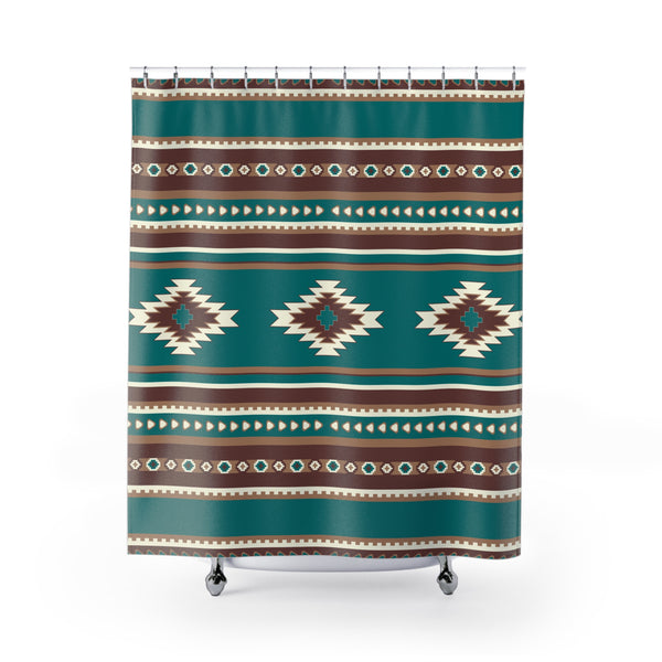 Curtain for Shower Southwestern, Midwest, Fabric Shower Curtain, Bathroom Curtains, Home Decor, Bathroom Decor, Home