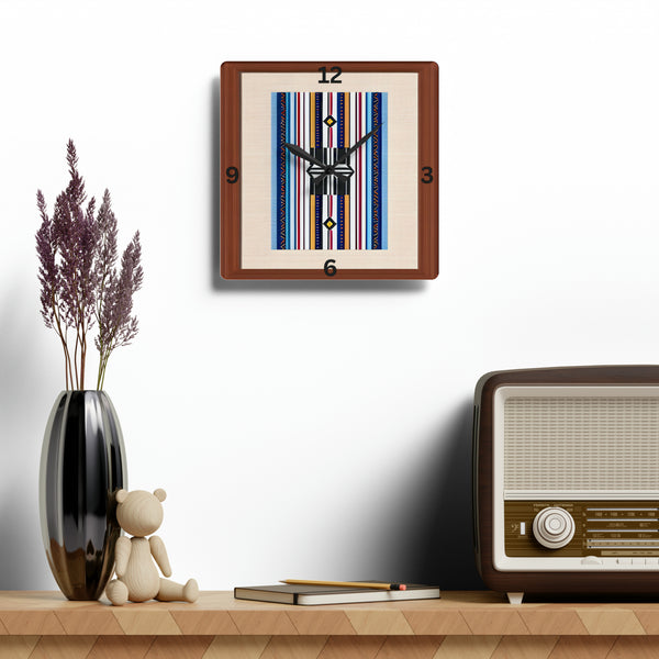 Acrylic Wall Clock - Square or Circle. Nevada Strips Wall Clock