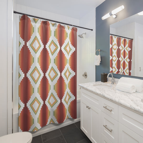 Shower Curtain Rio Southwestern Curtain for Shower, Bathroom Decor