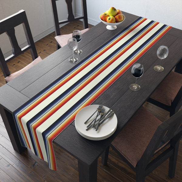 Cotton Table Runner or Polyester, Mexican Blanket Southwestern Print Runner for Table
