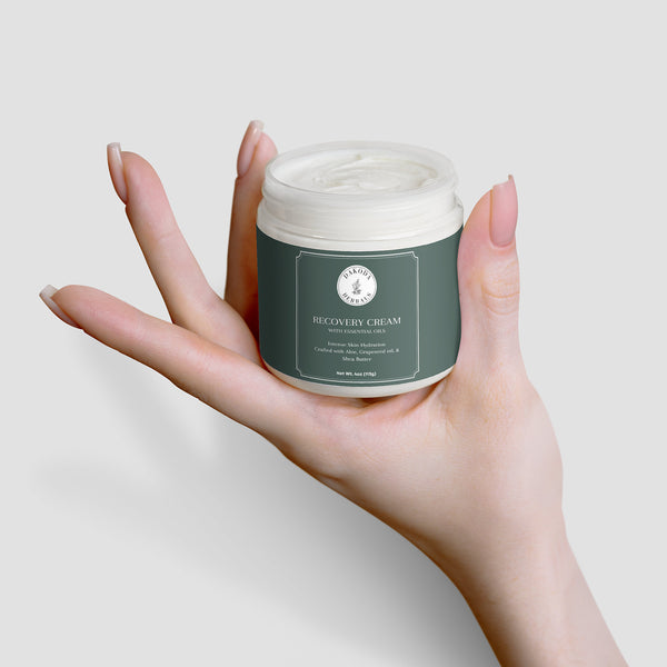 Recovery Cream with Essential Oils, Intense Skin Hydration
