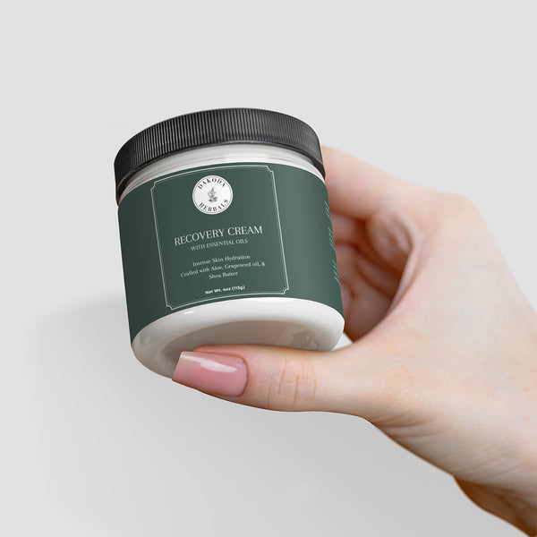 Recovery Cream with Essential Oils, Intense Skin Hydration