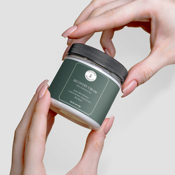Recovery Cream with Essential Oils, Intense Skin Hydration