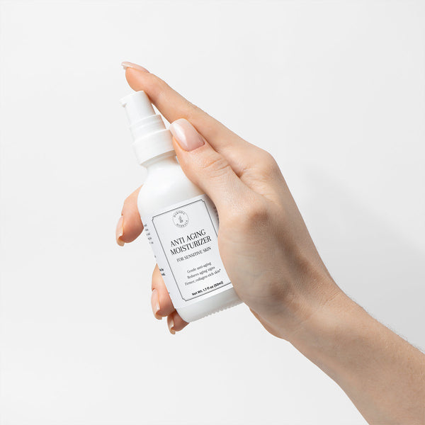 Anti-Aging Moisturizer for Sensitive Skin - Boosts Collagen, Supports Skin Renewal, Locks in Hydration, Gentle Hydrating Face Cream