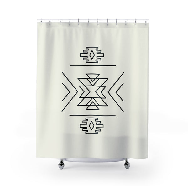 Sedona Southwest Curtain for Bathroom Shower Curtain for Bath Home Decor for Bathroom Beige Curtain