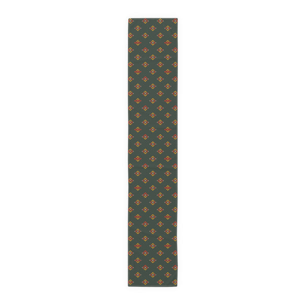Table Runner for Table Cotton or Polyester, Southwestern Alpine Ridge Print