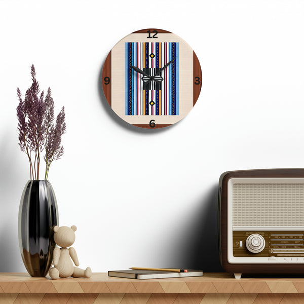 Acrylic Wall Clock - Square or Circle. Nevada Strips Wall Clock