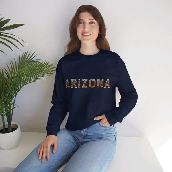 Arizona Sweatshirt, Unisex Crewneck Sweatshirt Arizona State Memorabilia