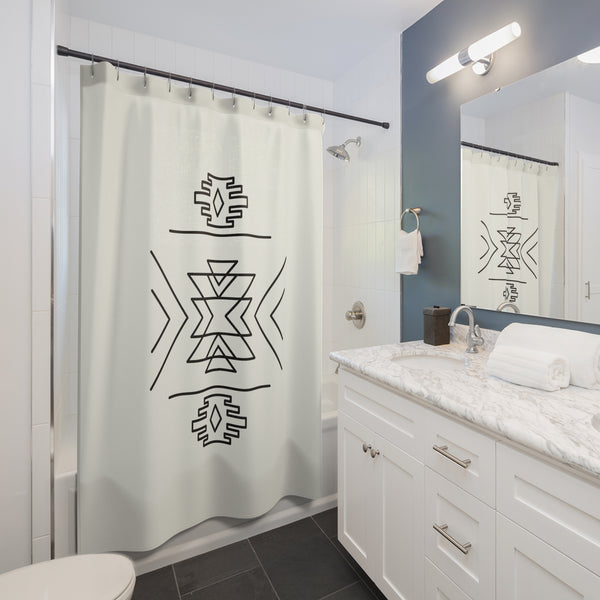 Sedona Southwest Curtain for Bathroom Shower Curtain for Bath Home Decor for Bathroom Beige Curtain