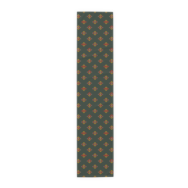 Table Runner for Table Cotton or Polyester, Southwestern Alpine Ridge Print