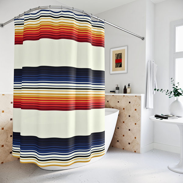 Shower Curtains Mexican Blanket Style