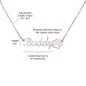 Personalized Pet Necklace for Dog Owner Paw Print Name Necklace for Pet Gifts for Owners