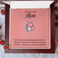 Gift to Mom from Kids Heart Necklace