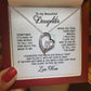 Gifts to Daughter Jewelry Necklace Gift from Mom to Daughter, White or Yellow Gold Finish