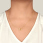 Gift to Mom from Kids Gold Diamond Heart Necklace for Mom Gifts