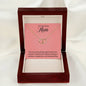 Gift to Mom from Kids Gold Diamond Heart Necklace for Mom Gifts