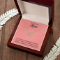 Gift to Mom from Kids Gold Diamond Heart Necklace for Mom Gifts