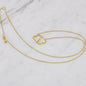 Gift to Mom from Kids Gold Diamond Heart Necklace for Mom Gifts