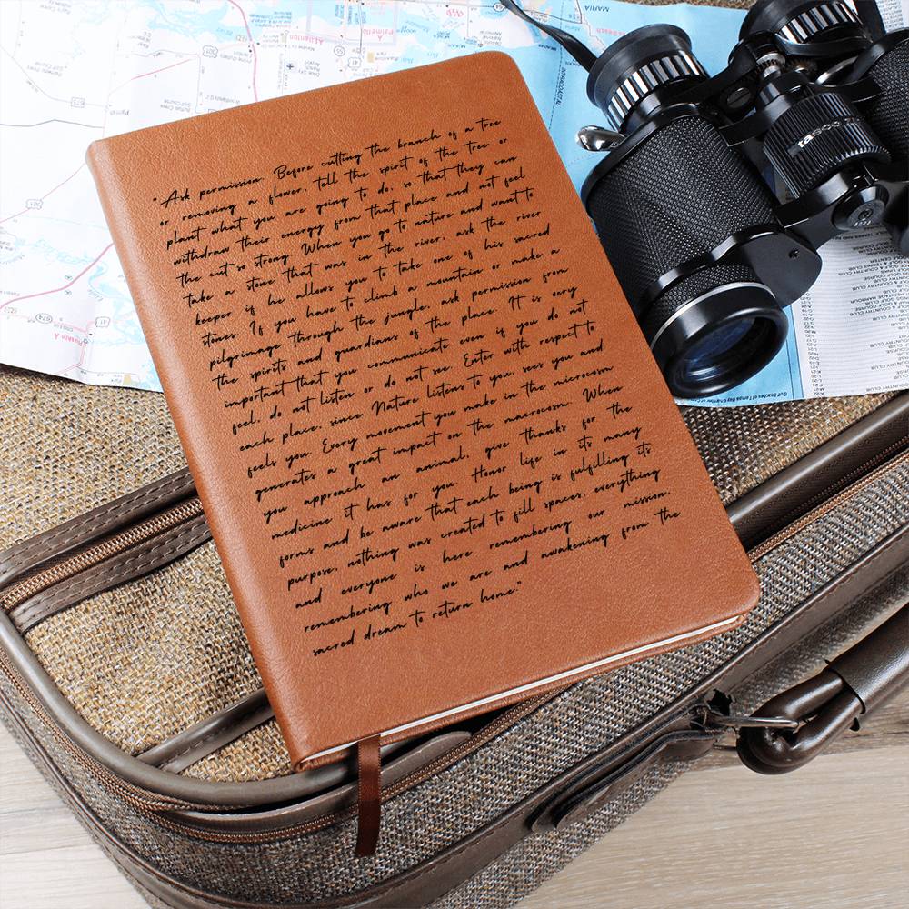 Spiritualism Journal, Vegan Leather - Nature Spirits Journal - Dakoda Goods & Co.