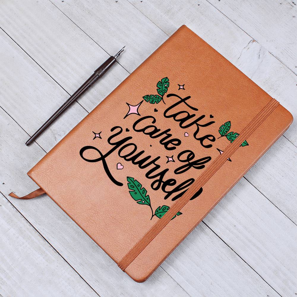 Self Journal Vegan Leather - Take Care of Yourself