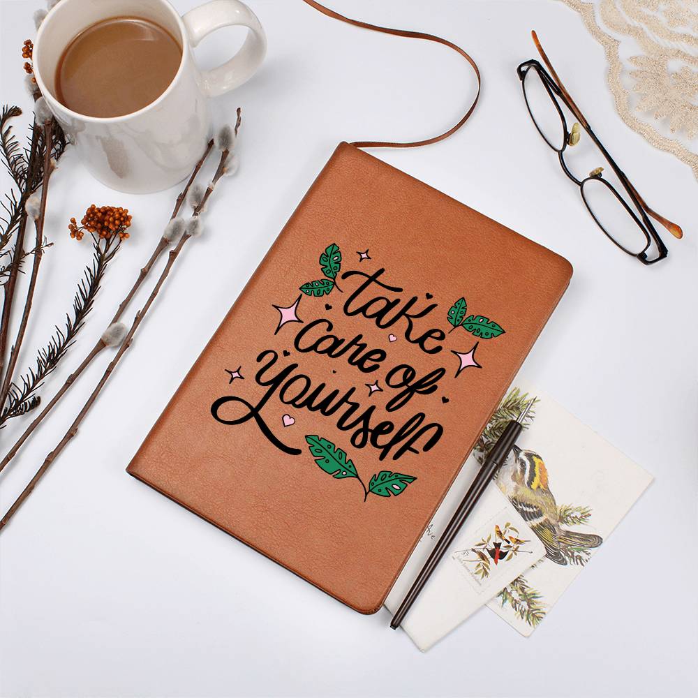 Self Journal Vegan Leather - Take Care of Yourself