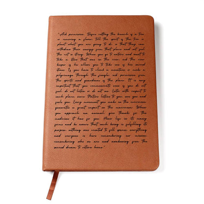 Spiritualism Journal, Vegan Leather - Nature Spirits Journal - Dakoda Goods & Co.