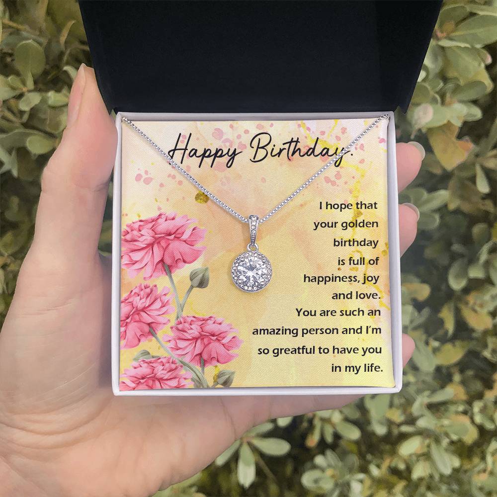 Birthday Gifts for Her Necklace Jewelry Gift for Friend Message Card