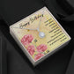 Birthday Gifts for Her Necklace Jewelry Gift for Friend Message Card