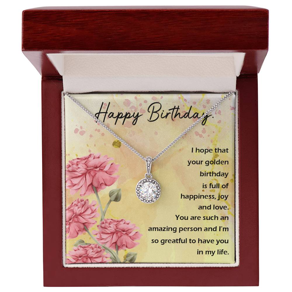 Birthday Gifts for Her Necklace Jewelry Gift for Friend Message Card