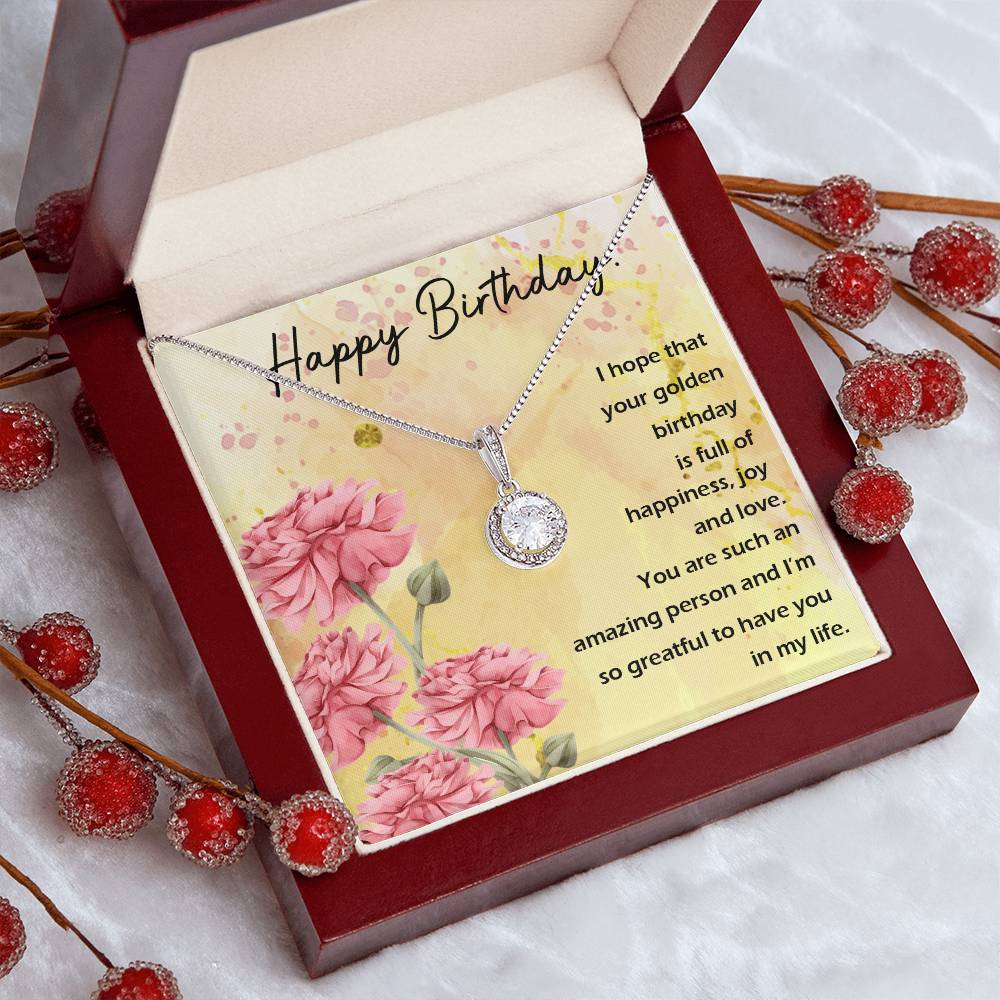 Birthday Gifts for Her Necklace Jewelry Gift for Friend Message Card