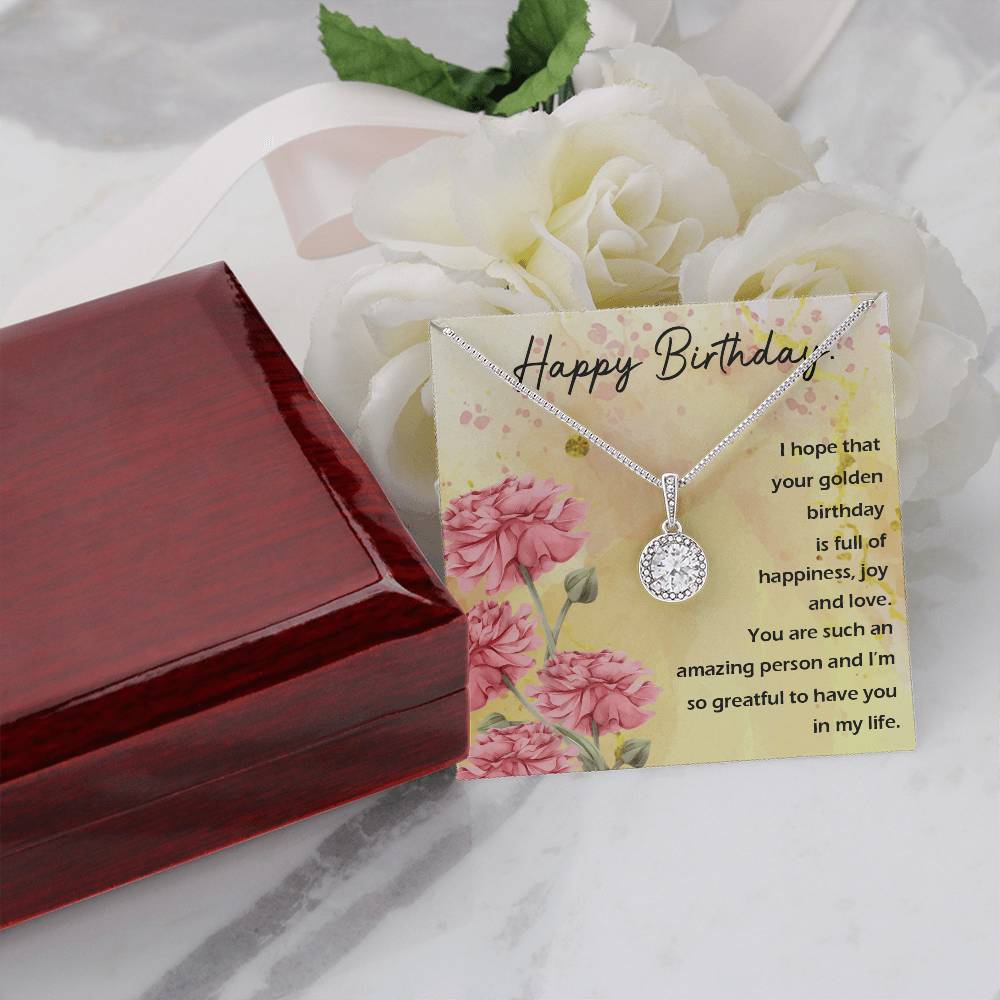 Birthday Gifts for Her Necklace Jewelry Gift for Friend Message Card