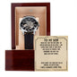 Gift for Son Watch Openwork Luxury Watch Gift for Son with Message Card