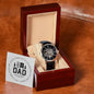 Openwork Watch Gift for Dad, Father's Day Gifts Birthday Gift for Dad from Daughter or Son