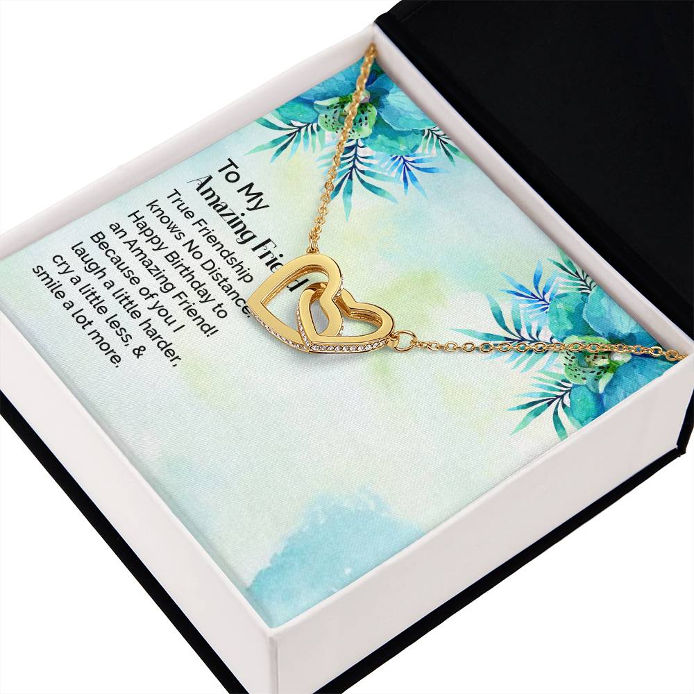 Friend Gifts for Friendship Heart Necklace Friendship Necklace Friendaversary Gifts