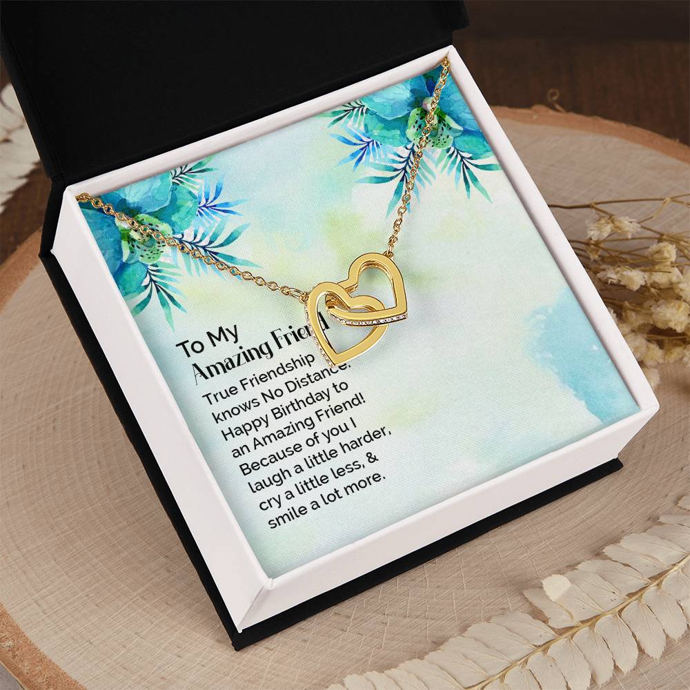 Friend Gifts for Friendship Heart Necklace Friendship Necklace Friendaversary Gifts