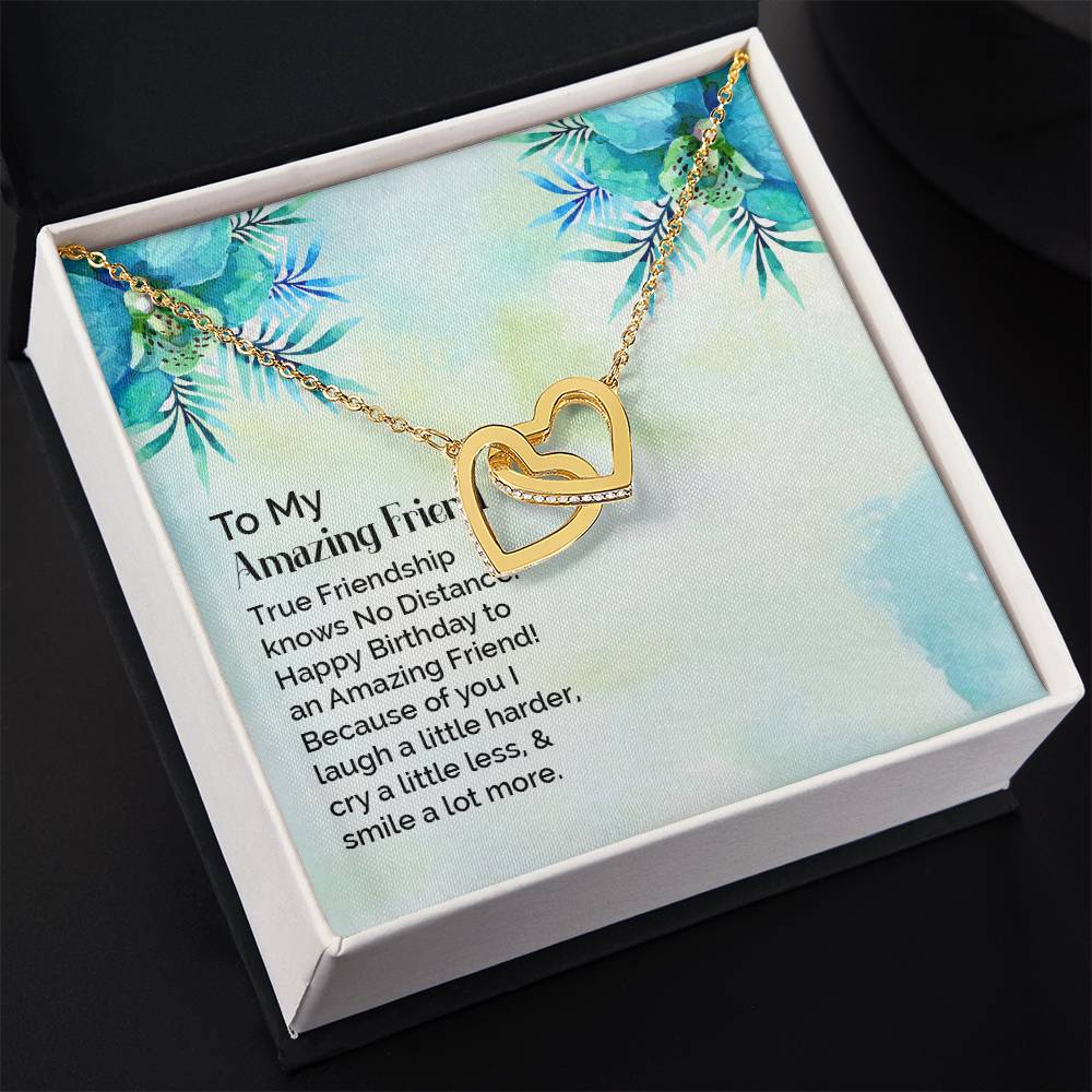 Friend Gifts for Friendship Heart Necklace Friendship Necklace Friendaversary Gifts