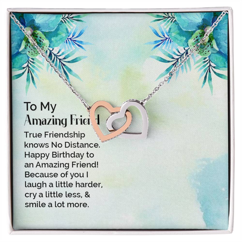 Friend Gifts for Friendship Heart Necklace Friendship Necklace Friendaversary Gifts