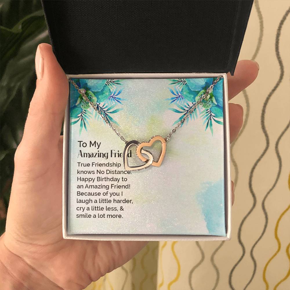 Friend Gifts for Friendship Heart Necklace Friendship Necklace Friendaversary Gifts