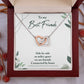 Best Friend Gifts for Friend, Miles Apart We Are Friends Connected by Heart