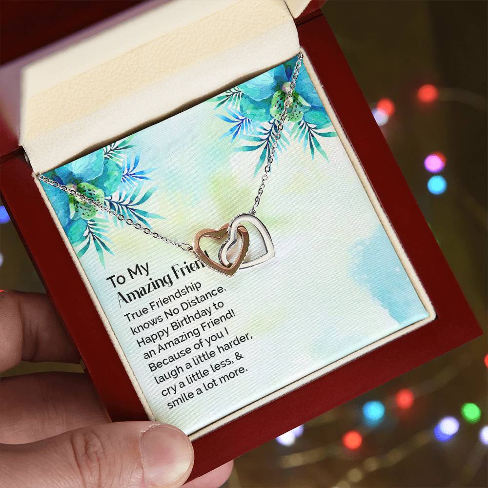 Friend Gifts for Friendship Heart Necklace Friendship Necklace Friendaversary Gifts