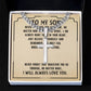 Gifts from Mom to Son Cross Necklace Gift to Son