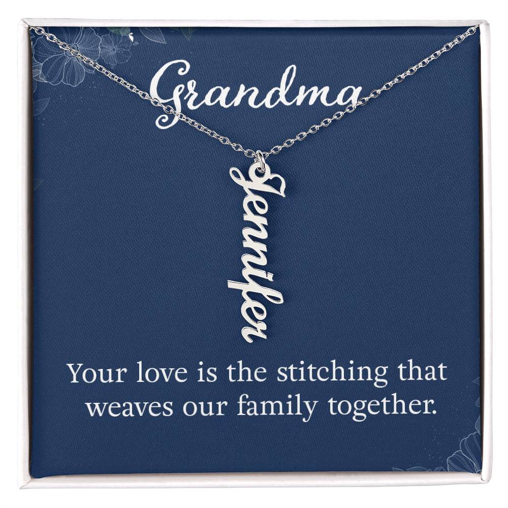 Grandkids Name Necklace Gift for Grandma Gifts Personalized Name