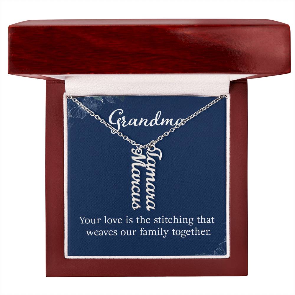 Grandkids Name Necklace Gift for Grandma Gifts Personalized Name