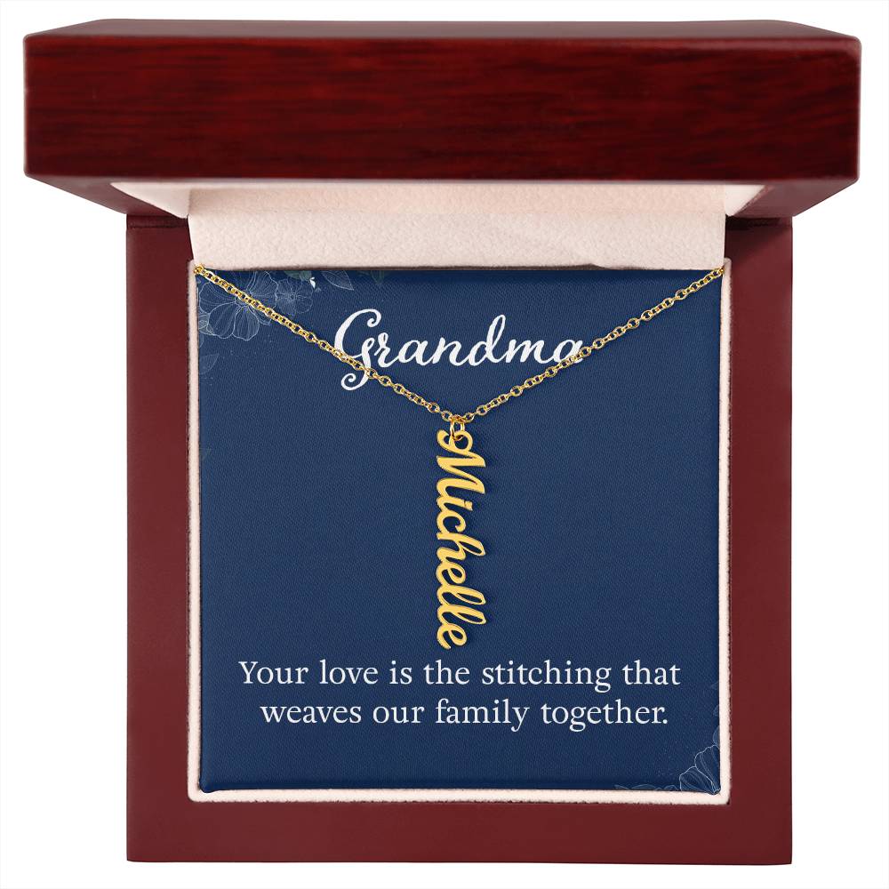 Grandkids Name Necklace Gift for Grandma Gifts Personalized Name