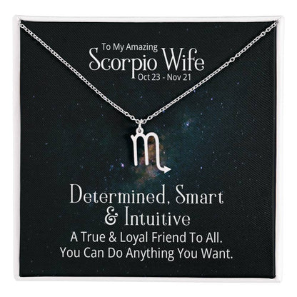 Scorpio Wife Gift from Husband Wife Gifts, Scorpio Zodiac Gifts